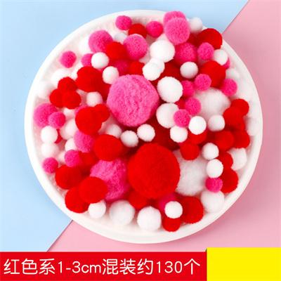 Multicolor Fuzzy Bulk Pom Poms for School Handwork Craft Supplies